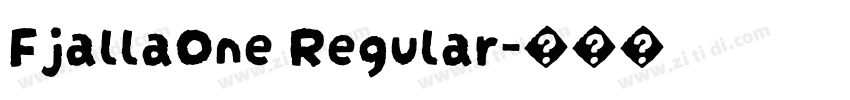 FjallaOne Regular字体转换 FjallaOne Regular字体转换